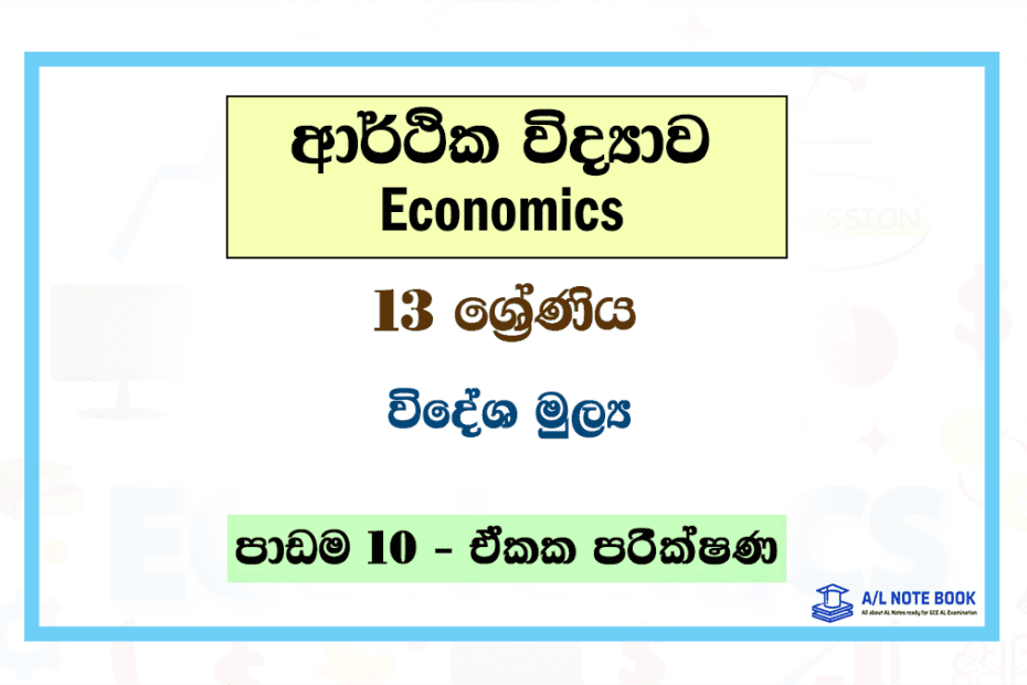 Videsha Mulya | Grade 13 Econ Lesson 10 Unit Test Papers